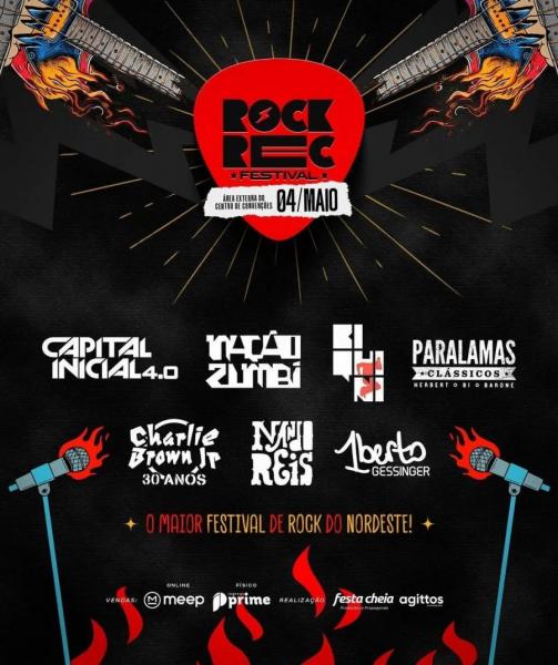 Paralamas, Capital Inicial, Nação Zumbi, Nando Reis e Humberto Gessinger - Rock Rec Festival