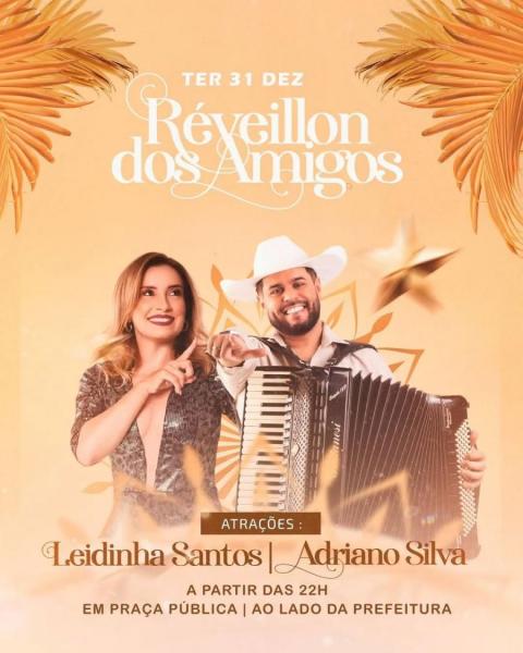 Leidinha Santos e Adriano Silva - Réveillon dos Amigos
