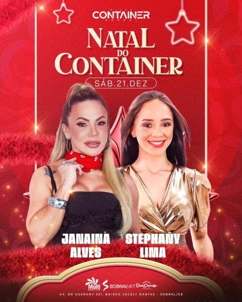 Janaina Alves e Stephany Lima - Natal do Container