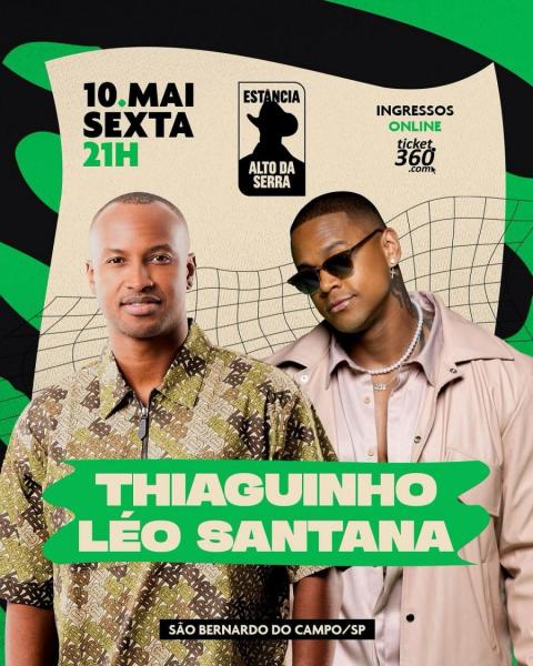 Thiaguinho e Léo Santana