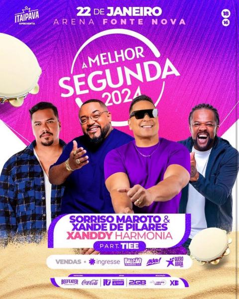 Xandy Harmonia, Sorriso Maroto & Xande de Pilares - A Melhor Segunda 2024