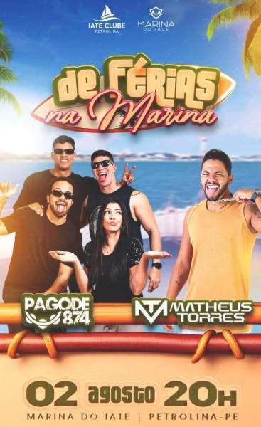 Pagode 874  e Matheus Torres - De Férias na Marina