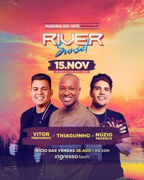 Thiaguinho, Vitor Fernandes e Núzio Medeiros- River Sunset