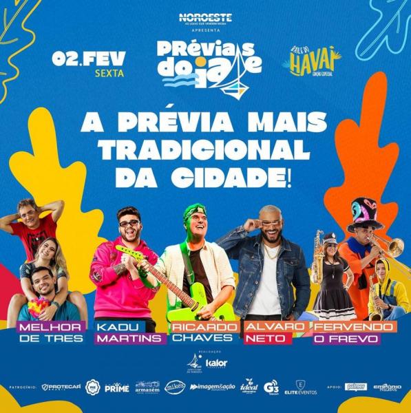 Melhor de Três, Kadu Martins, Ricardo Chaves, Alvaro Neto e Fervendo o Frevo - Baile do Havaí