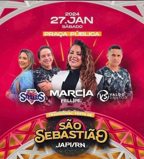 Banda Styllus, Márcia Fellipe e Valdo Santos - Festa de São Sebastião
