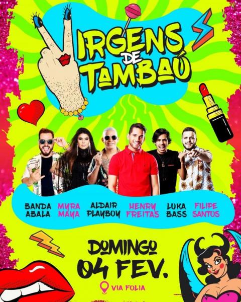 Banda Abala, Myra Maya, Aldair Playboy, Henry Freitas, Luka Bass e Filipe Santos - Virgens de Tambaú
