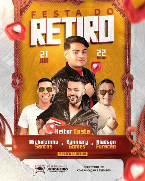 Heitor Costa, Michelzinho Santos, Ranniery Gomes e Nidson Furacão - Festa do Retiro