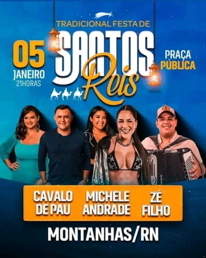 Cavalo de Pau, Michele Andrade e Zé Filho - Festa de Santos Reis