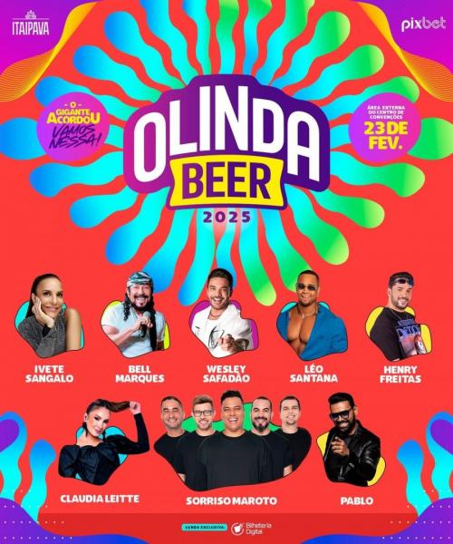 Ivete Sangalo, Bell Marques, Wesley Safadão, Léo Santana, Henry Freitas, Claudia Leitte, Sorriso Maroto e Pablo - Olinda Beer 2025