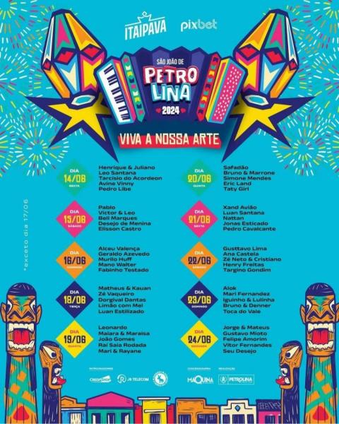Matheus & Kauan, Zé Vaqueiro, Dorgival Dantas, Limão com Mel e Luan Estilizado