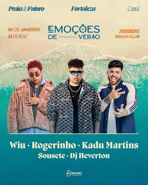 Wiu, Rogerinho, Kadu Martins, Sousete e Dj Jeverton - Emoções de Verão