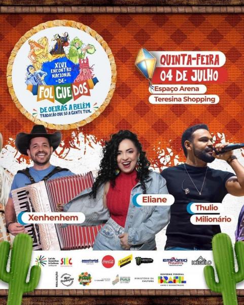 Xenhenhem, Eliane e Thilio Milionário - XLVI Encontro Nacional de Folguedos