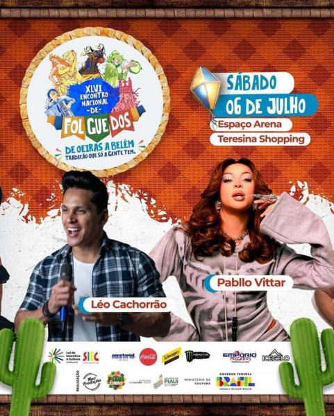 Pabllo Vitar e Léo Cachorrão - XLVI Encontro Nacional de Folguedos