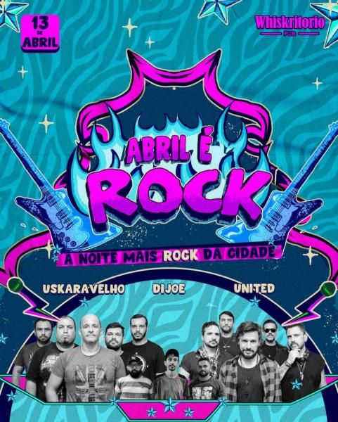 Uskaravelho, DiJoe e United - Abril é Rock