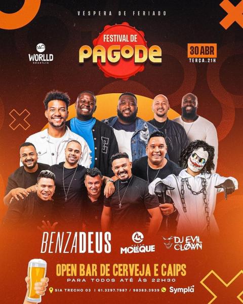 Benzadeus, Grupo Moleque e Dj Evil Clown - Festival de Pagode