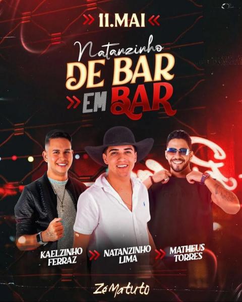 Natanzinho Lima, Kaelzinho Ferraz e Matheus Torres - De Bar em Bar