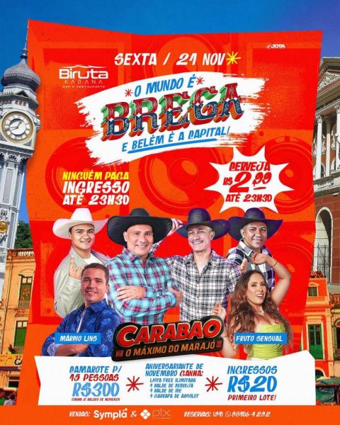 Carabao, Márcio Lins e Fruto Sensual - O Mundo é Brega