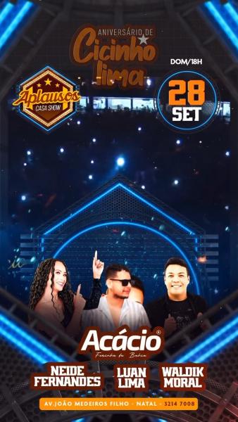 Acácio, Neide Fernades, Luan Lima e Waldik Moral