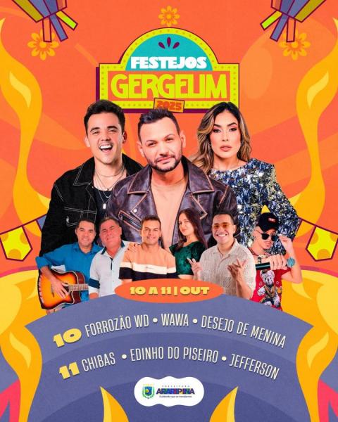 Forrozáo WD, Wawa e Desejo de Menina - Festejos Gergelim 2025