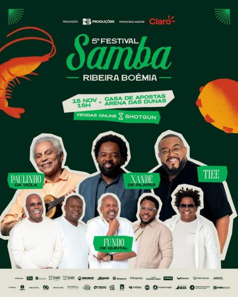 Paulinho da Viola, Xande de Pilares e Fundo de Quintal - 5ª Festival de Samba Ribeira Boêmia