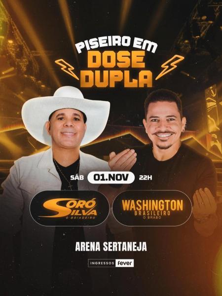 Soró Silva e Washington Brasileiro - Piseiro em Dose Dupla