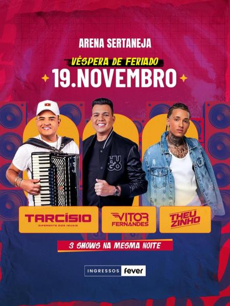 Tarcísio do Acordeon, Vitor Fernandes e Theuzinho