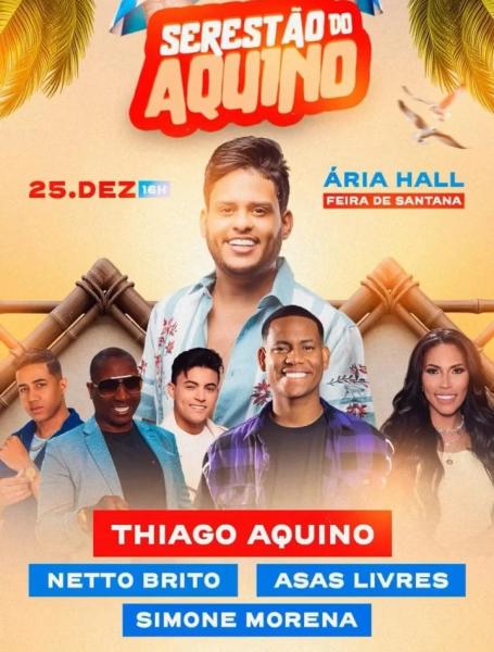 Thiago Aquino, Netto Brito, Asas Livres e Simone Morena - Serestão do Aquino