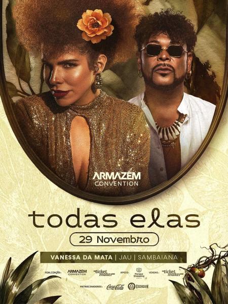 Vanessa da Mata, Jaú e Sambaiana - Todas Elas