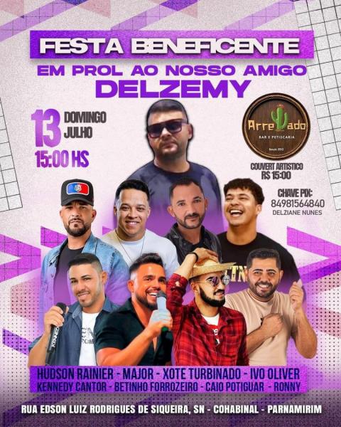 Festa Beneficente em prol de Delzemy