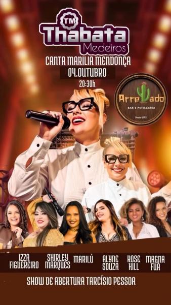 Thabata Medeiros, Izza Figuereiro, Shirley Marques, Marilú, Alyne Souza, Rose Hill E magna Fuá
