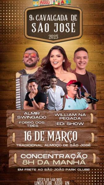 Almir Swingado, William na Pegada, Forró dos Três e Edi Show - 9ª Cavalgada de São José 2025