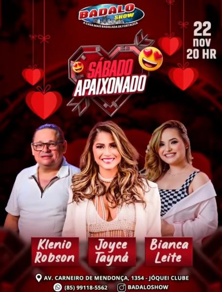Klenio Robson, Joyce Tayná e Bianca Leite - Sábado Apaixonado