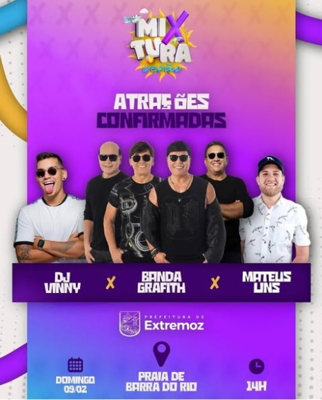 Banda Grafith, Dj Vinny e Mateus Lins - Mixtura Verão 2025