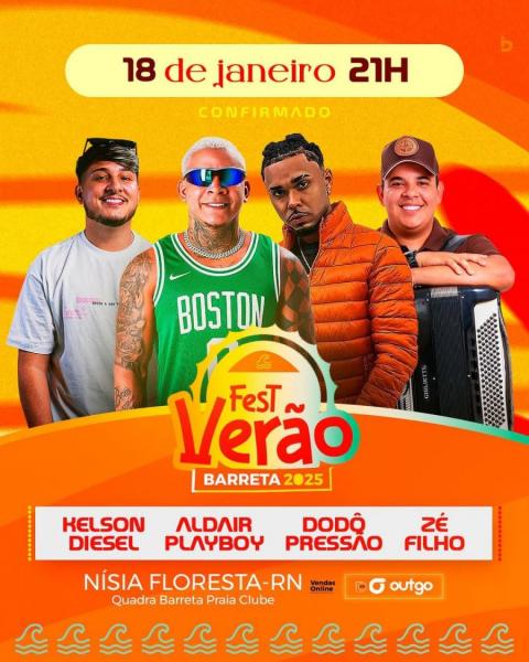 Aldair Playboy, Dodô Pressão, Zé Filho e Helson Diesel - Fest Verão Barreta 2025