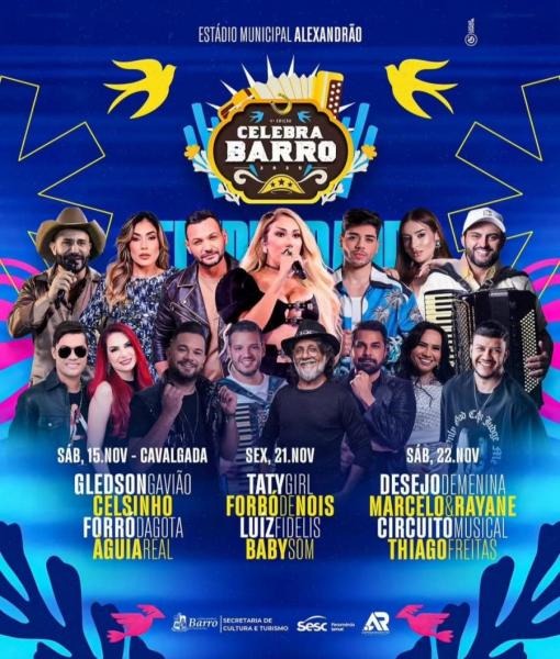 Taty Girl, Forró de Nóis, Luiz Fidelis e Baby Som  - Celebra Barro 2025