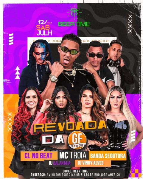 CL no Beat, Mc Troia, Banda Sedutora, Dj Balakinha e Dj Vinny Alves - Revoada da GF Produções