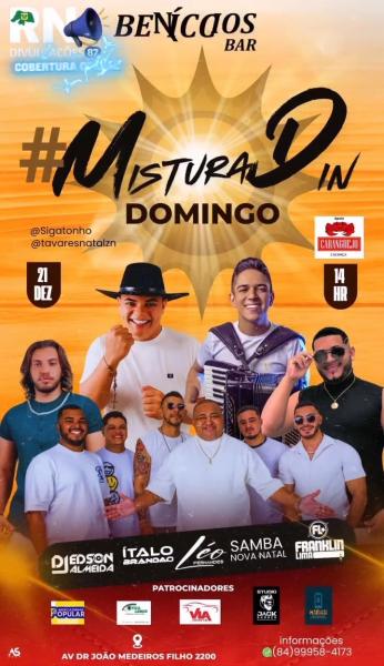 ìtalo Brandão, Léo  Fernandes, Samba Nova Natal e Franklin Lima - Misturadin Domingo