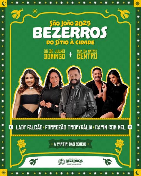 Lady Falcão, Forrozão Tropykália e Capim com Mel