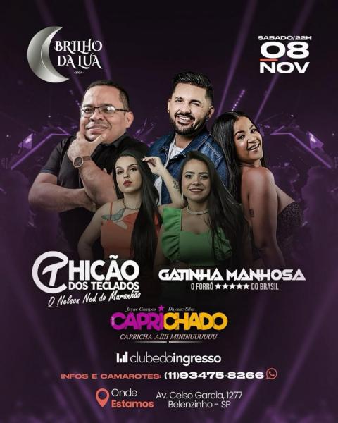 Chicão dos Teclados, Gatinha Manhosa e Jayne Campos & Dayane Silva