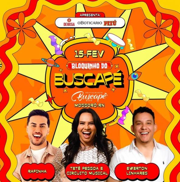 Tetê Pessoa & Circuito Musical, Rafinha e Ewerton Linhares - Bloquinho do Buscapé 2025