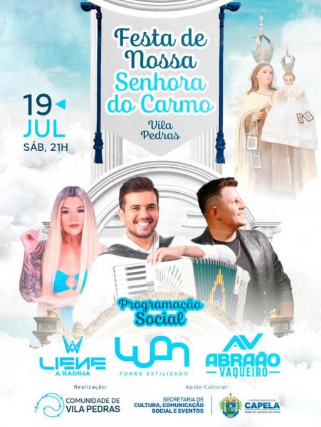 Luan Forró Estilizado, Liene A Rainha e Abraão Vaqueiro - Festa de Nossa Senhora do Carmo