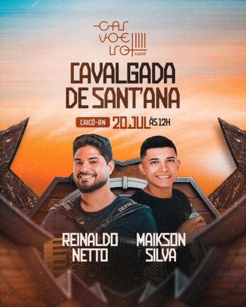 Reinaldo Netto e Maikson Silva - Cavalgada de Santana 2025