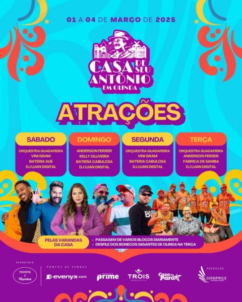 Orquestra Guadafieira, Anderson Ferrer, Fabrica de Samba e Dj Luan Digital - Casa de Seu Antônio em Olinda 2025