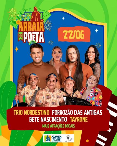 Trio Nordestino, Forrozão das Antigas, Bete Nasciment e Tayrone - Arraiá do Poeta 2025