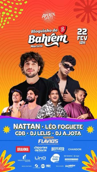 Nattan, Léo Foguete, CDB, Dj Lelis e Dj A. Jota - Bloquinho do Bahrem Marista 2025