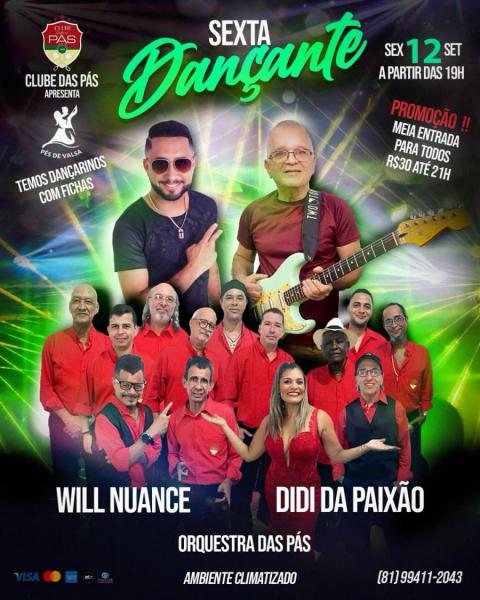 Will Nuance, Didi da Paixão e Orquestra das Pás - Sexta Dançante