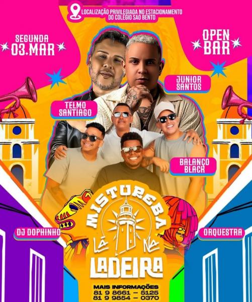 Telmo Santiago, Junior Santos, Balanço Black, Dj Dophinho e Orquestra - Mistureba Lá na Ladeira