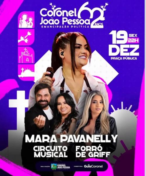 Mara Pavanelly, Circuito Musical e Forró de Griff