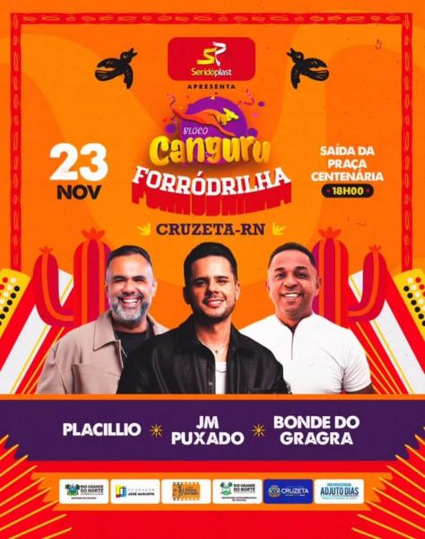 JM Puxado, Placillio e Bonde do Gragra - Forródrilha Bloco Canguru