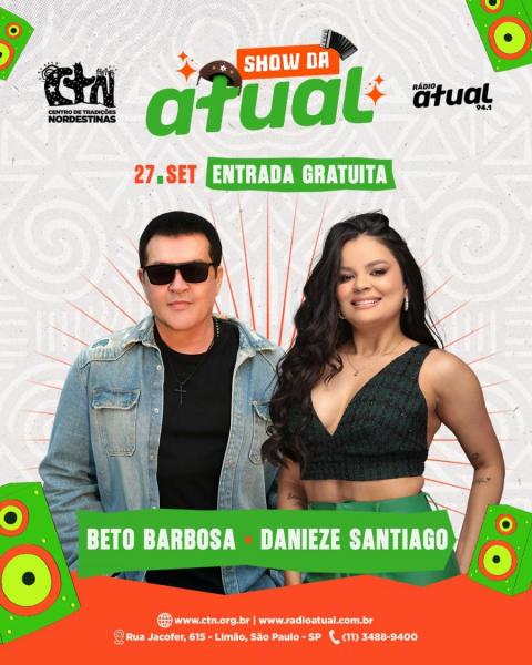 Beto Barbosa e Danieze Santiago